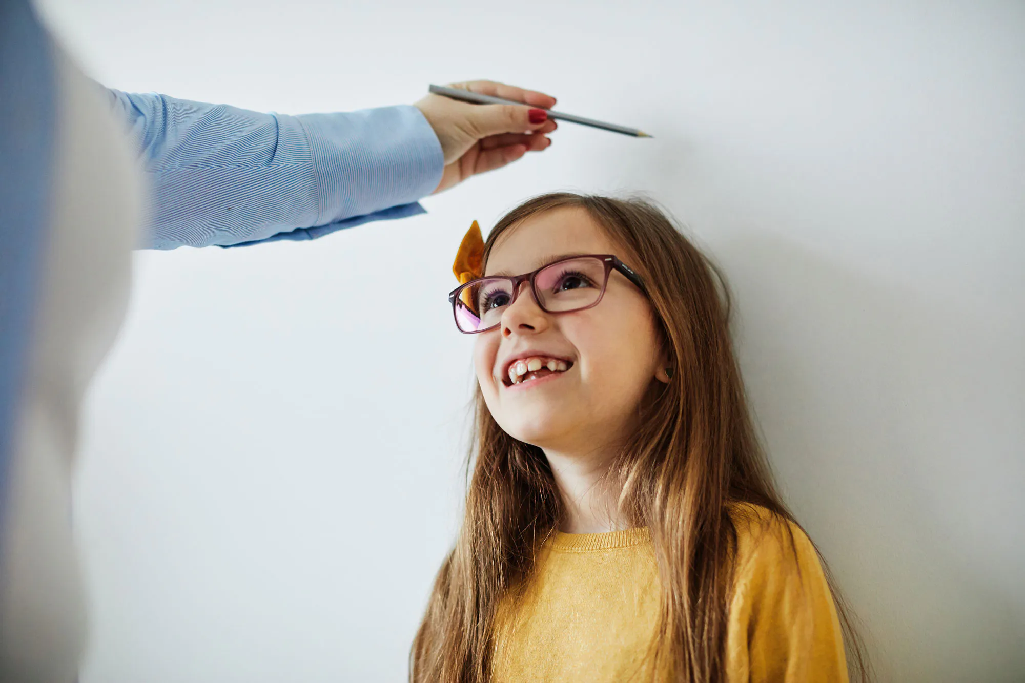 Registro de crecimiento de una niña